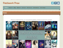 Tablet Screenshot of patchwork-press.com